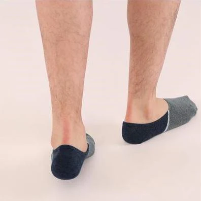 Twenty-Three No Show Socks (Navy + Grey) - Image 2