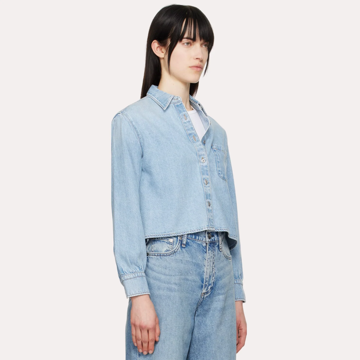 Ultra Featherweight Cropped Maxine Shirt (Greenport) - Image 2