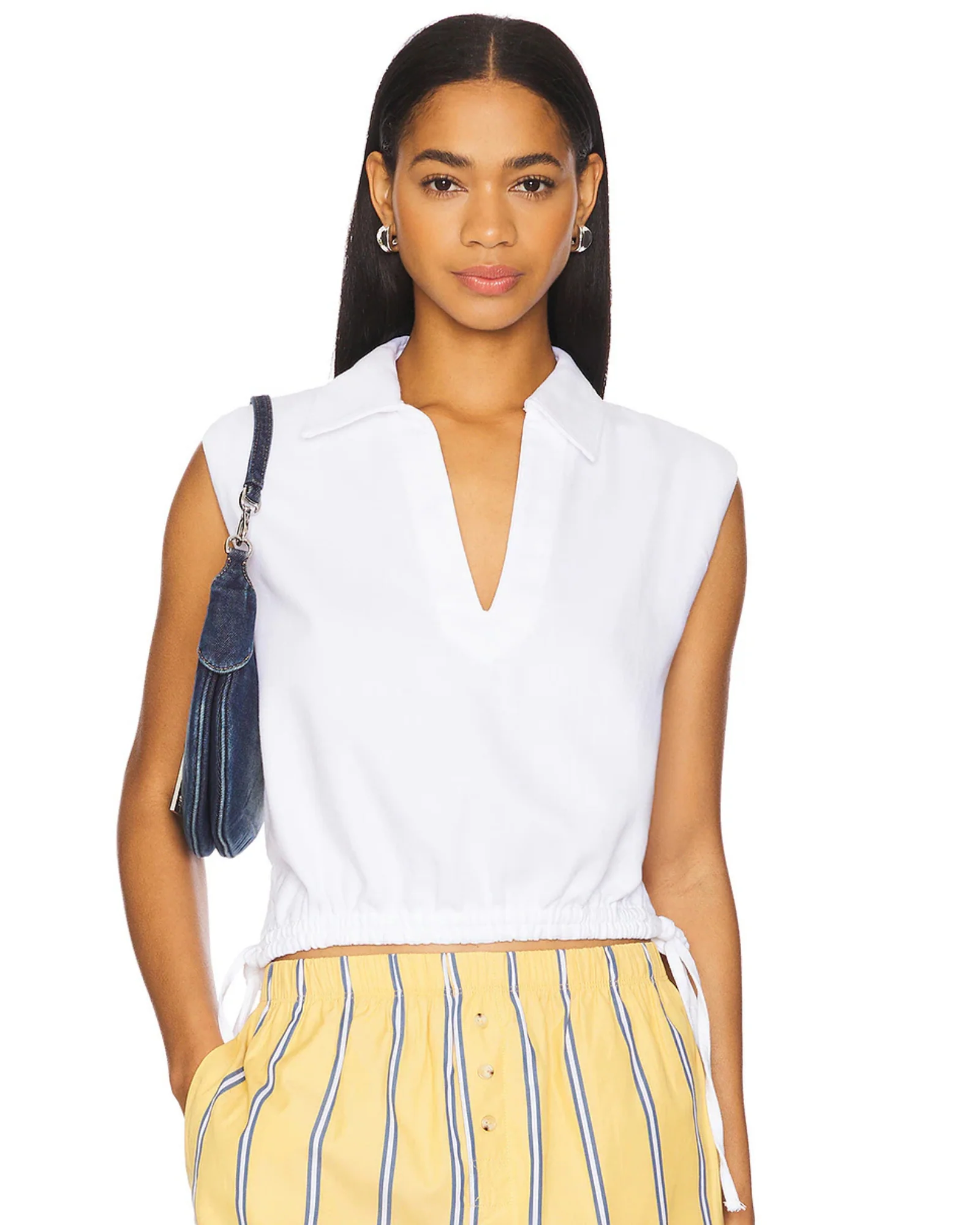 Ultra Featherweight Fiona Lace Up Shirt (Optic White)