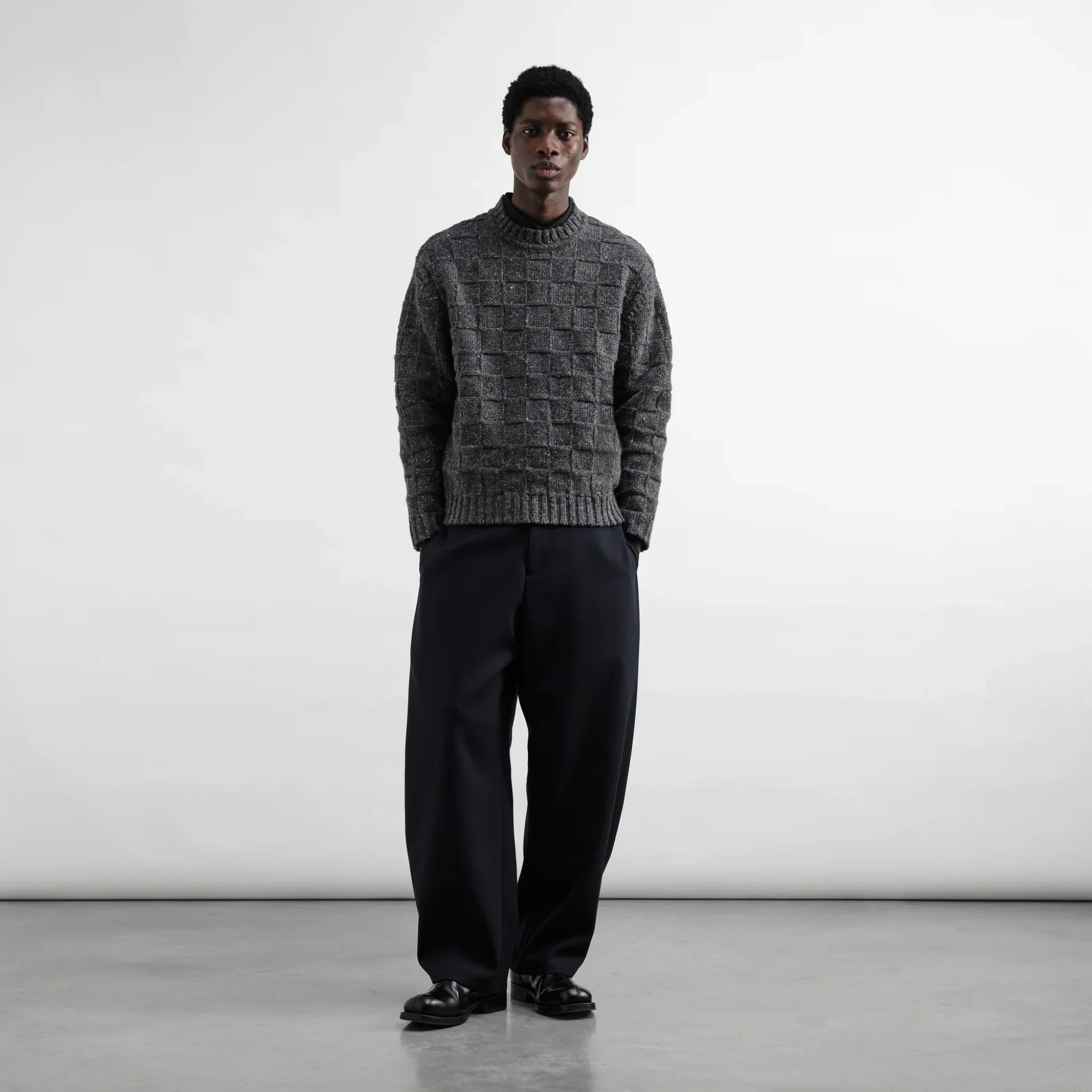 Undertones Knit Sweater (Charcoal)
