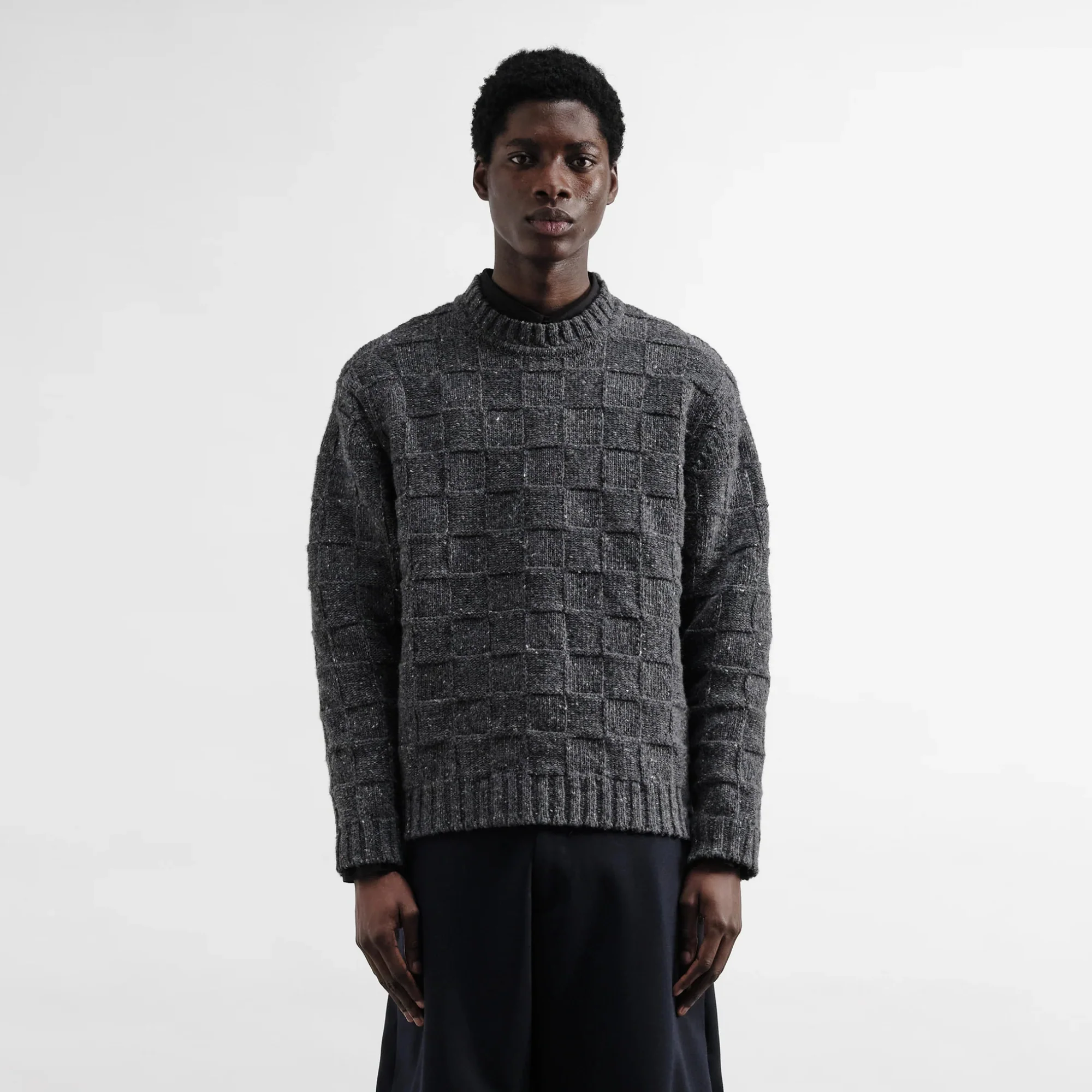Undertones Knit Sweater (Charcoal) - Image 2