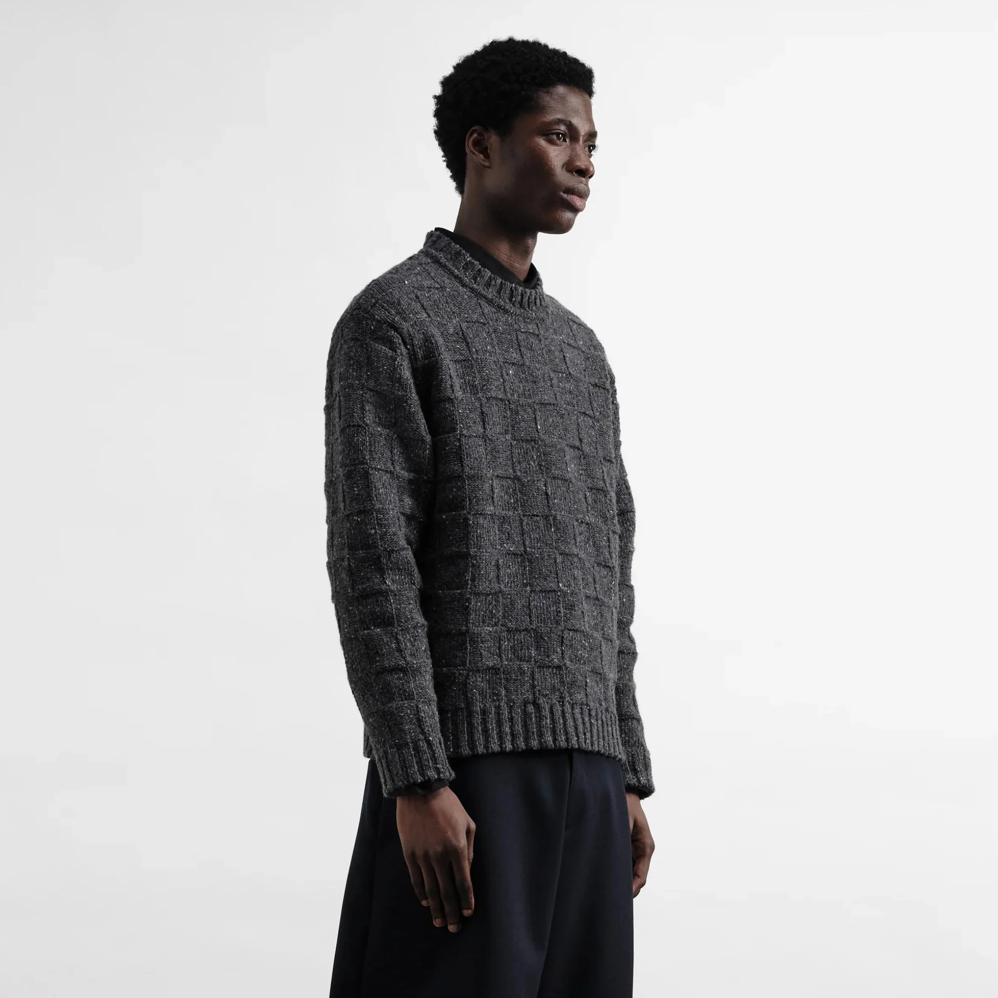 Undertones Knit Sweater (Charcoal) - Image 3