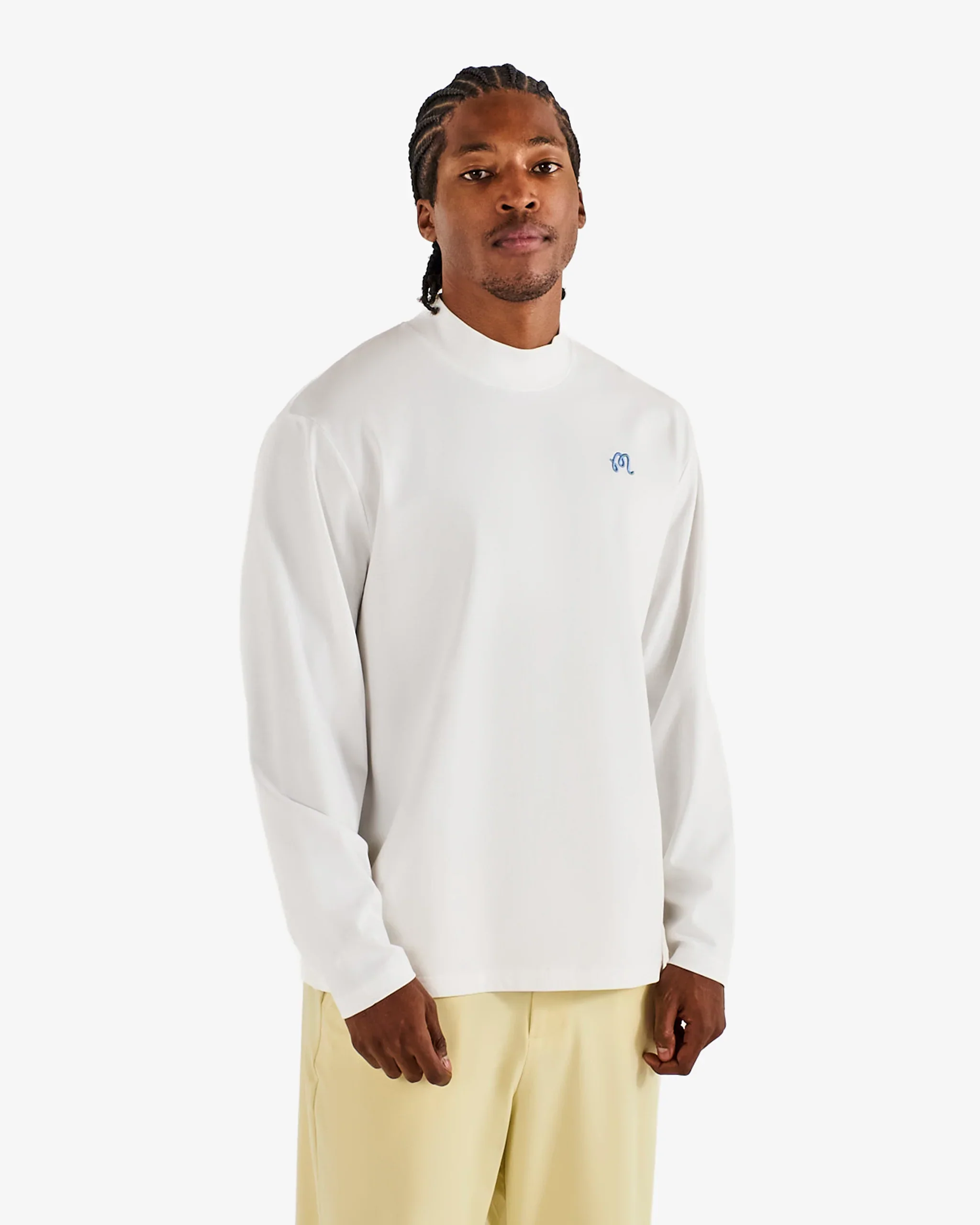Upland Mockneck Tee (Snow White) - Image 2