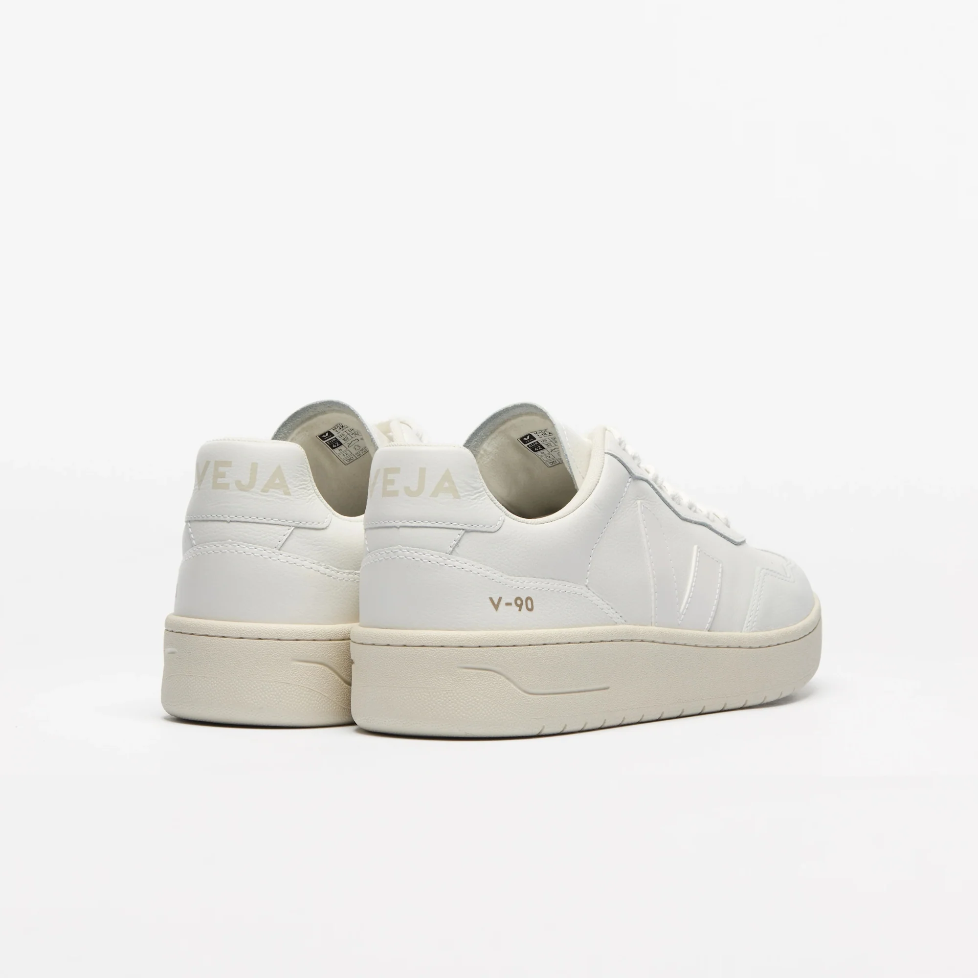V-90 Leather Sneaker (White) - Image 3