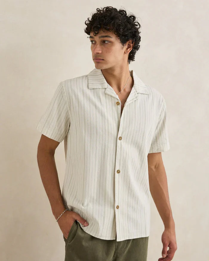 Vacation Stripe SS Shirt (Natural) - Image 9