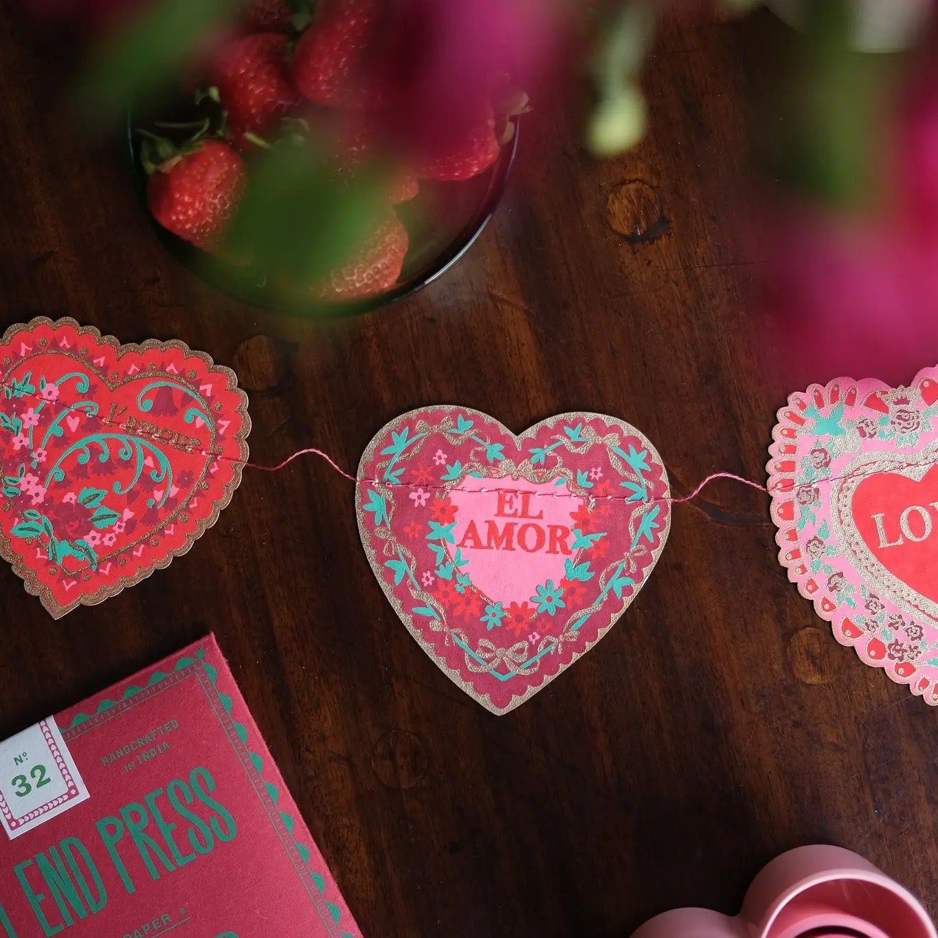 Valentine's Sewn Garland - Image 2