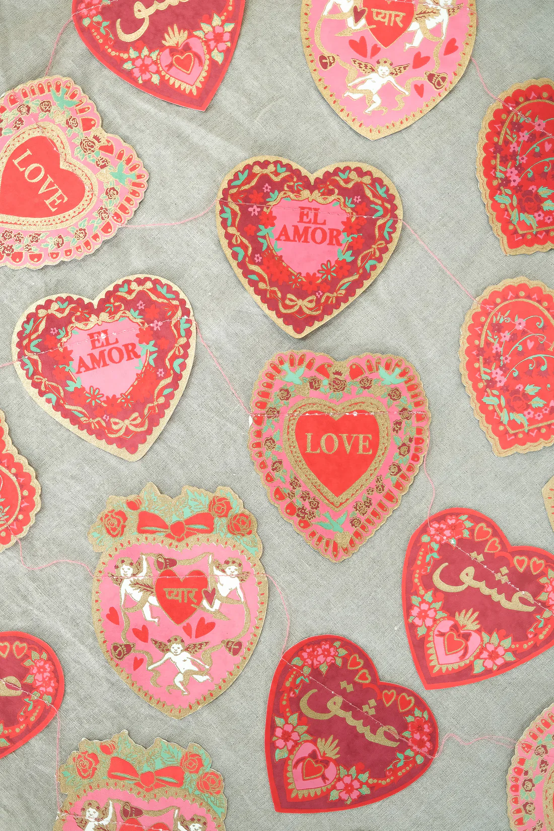 Valentine's Sewn Garland - Image 4