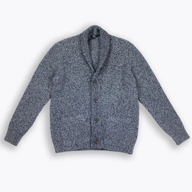 Vancouver Cardigan (Navy Mel)
