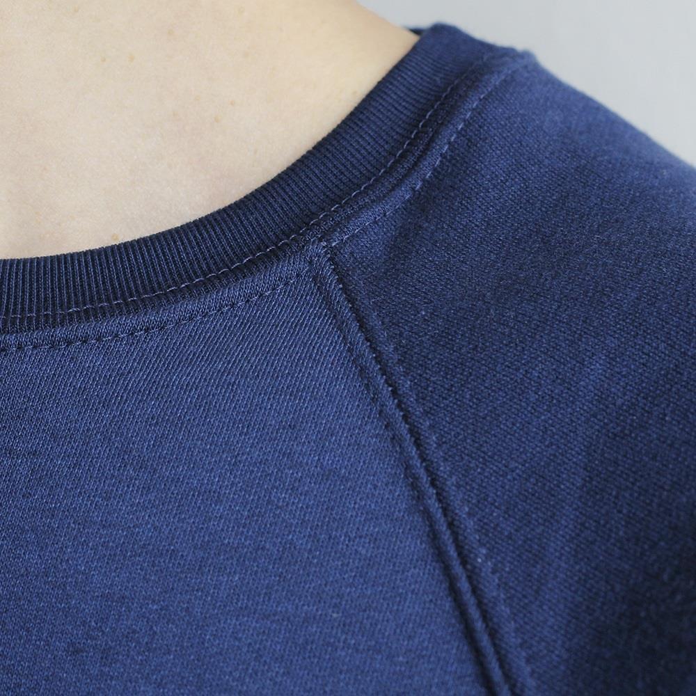 Varsity Crew Sweatshirt (Navy + White) - Image 3