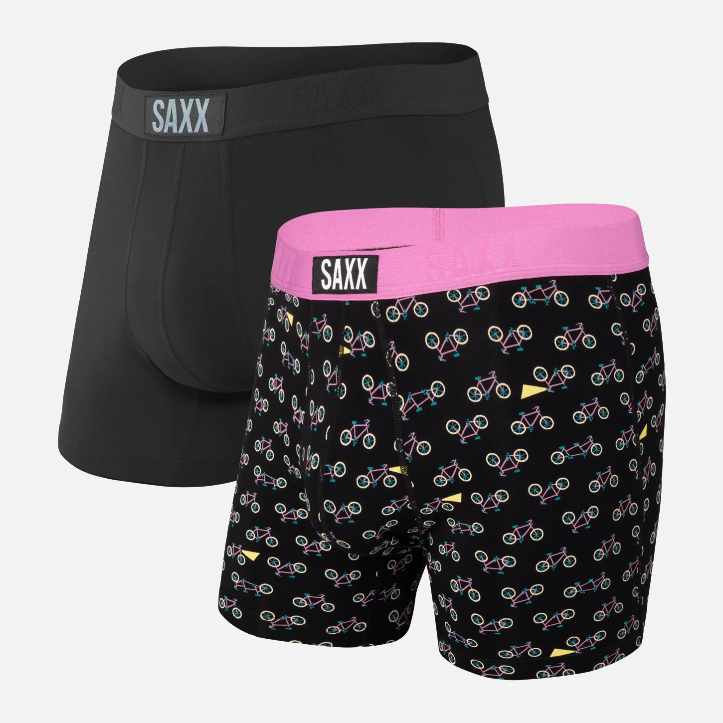 Vibe Boxer Brief 2PK (Bicycle Black)