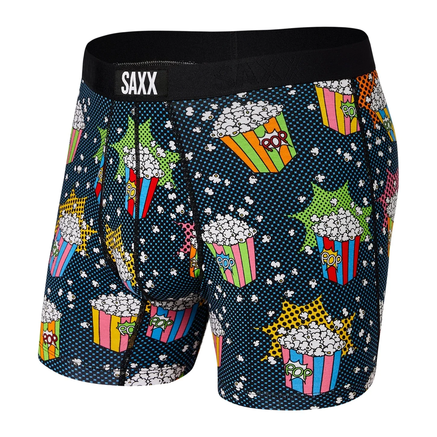 Vibe Boxer Brief (Multi Pop Art Popcorn)