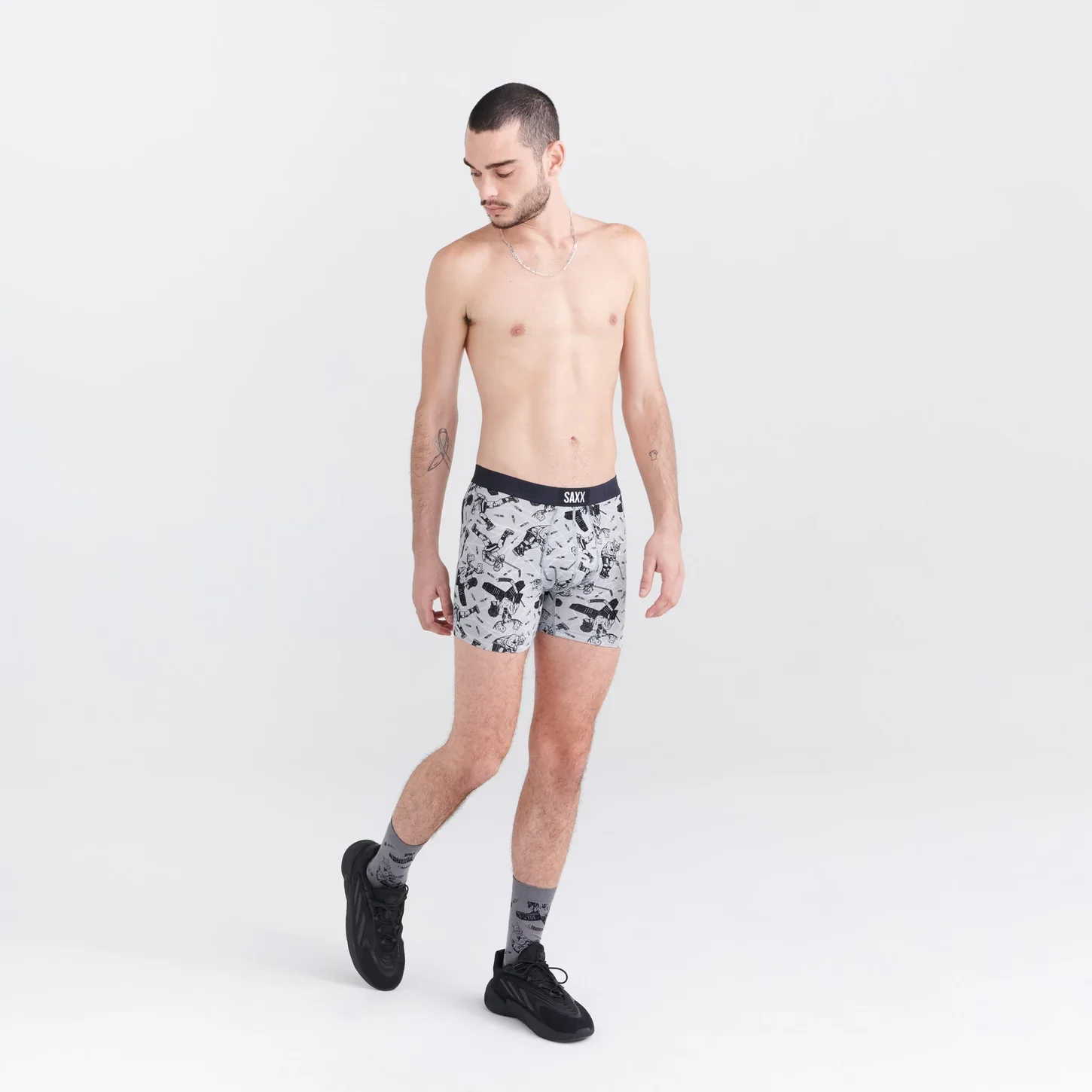 Vibe Boxer Brief (Wild Slapshot Liner Grey) - Image 2