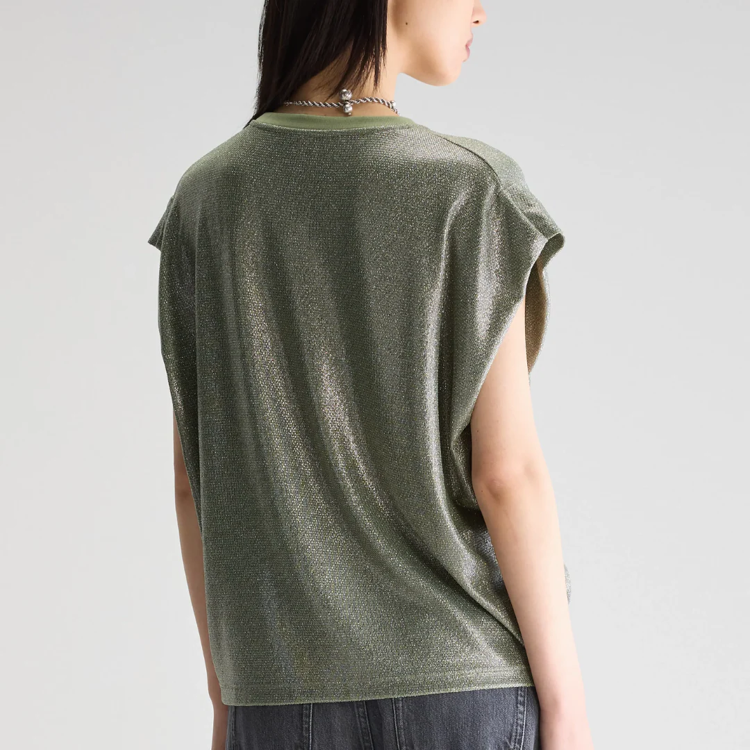 Vice Crewneck T-Shirt (Sauge) - Image 2