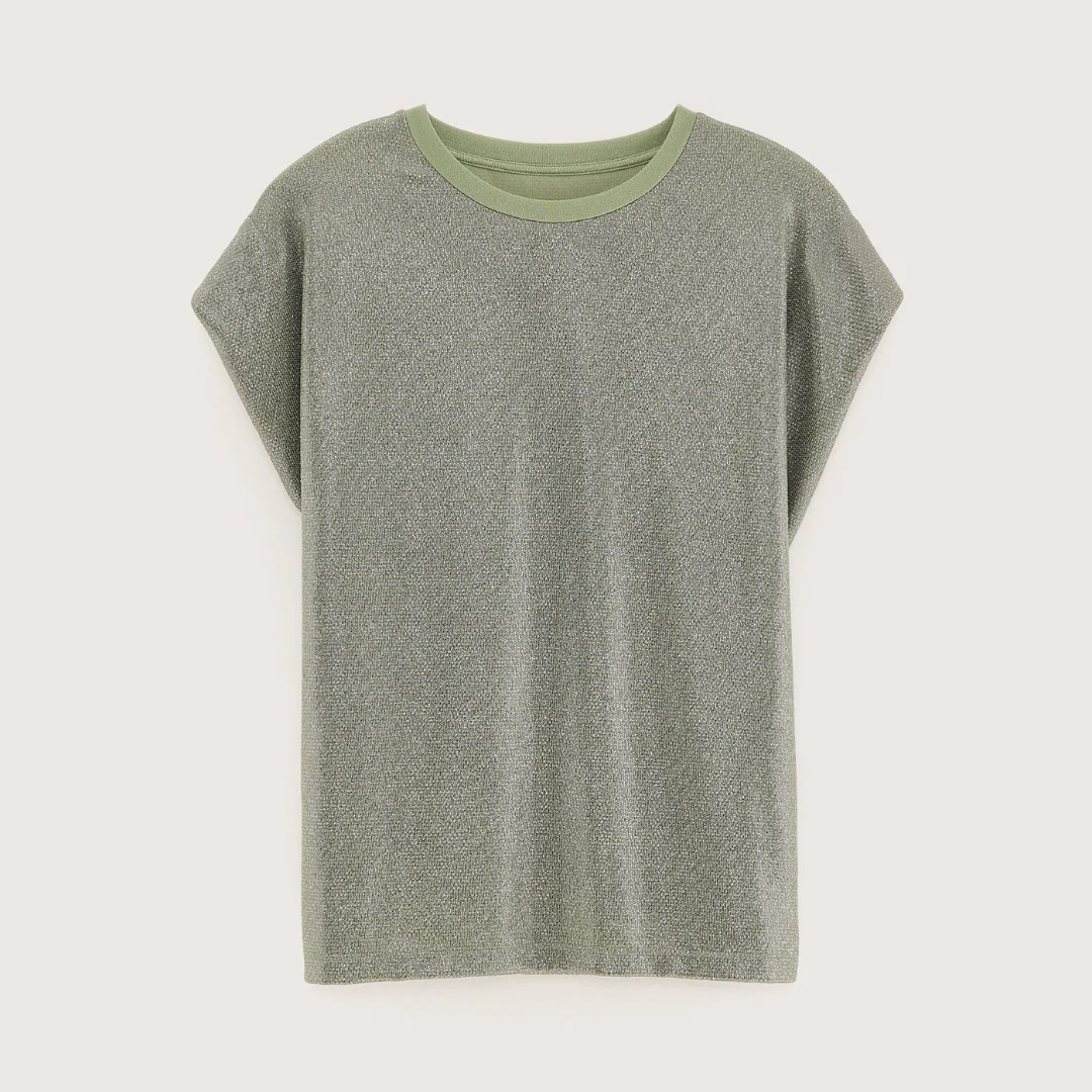 Vice Crewneck T-Shirt (Sauge) - Image 4