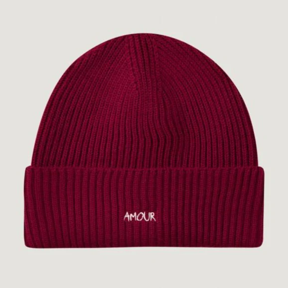 Vincennes "Amour" Beanie (Raspberry)