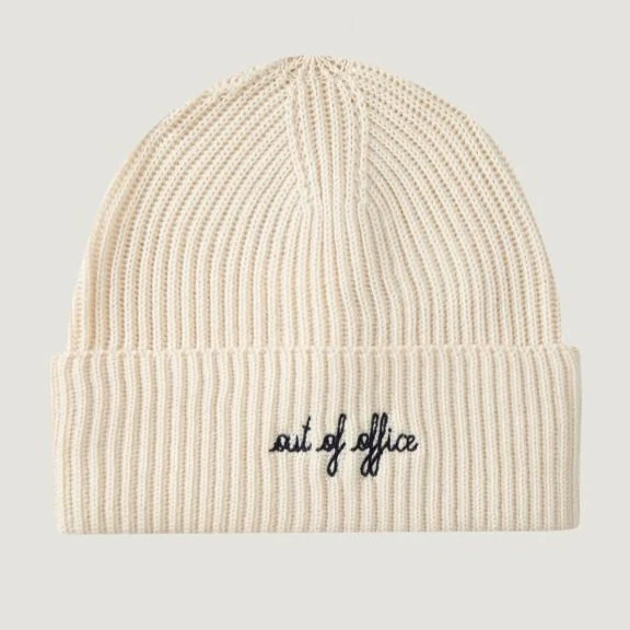 Vincennes "Out Of Office" Beanie (Linen Beige)