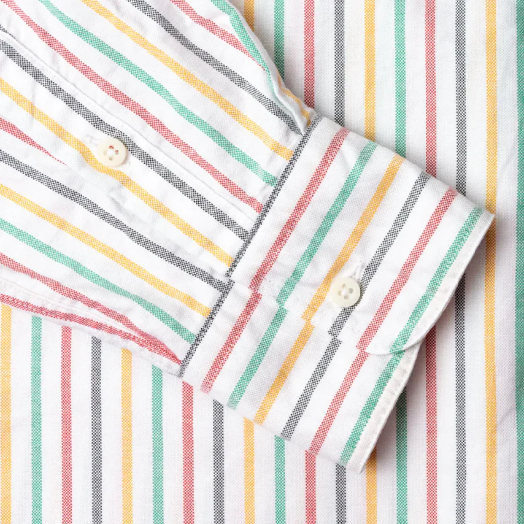 Vintage 3" Stripe Cotton Shirt (Multi) - Image 3