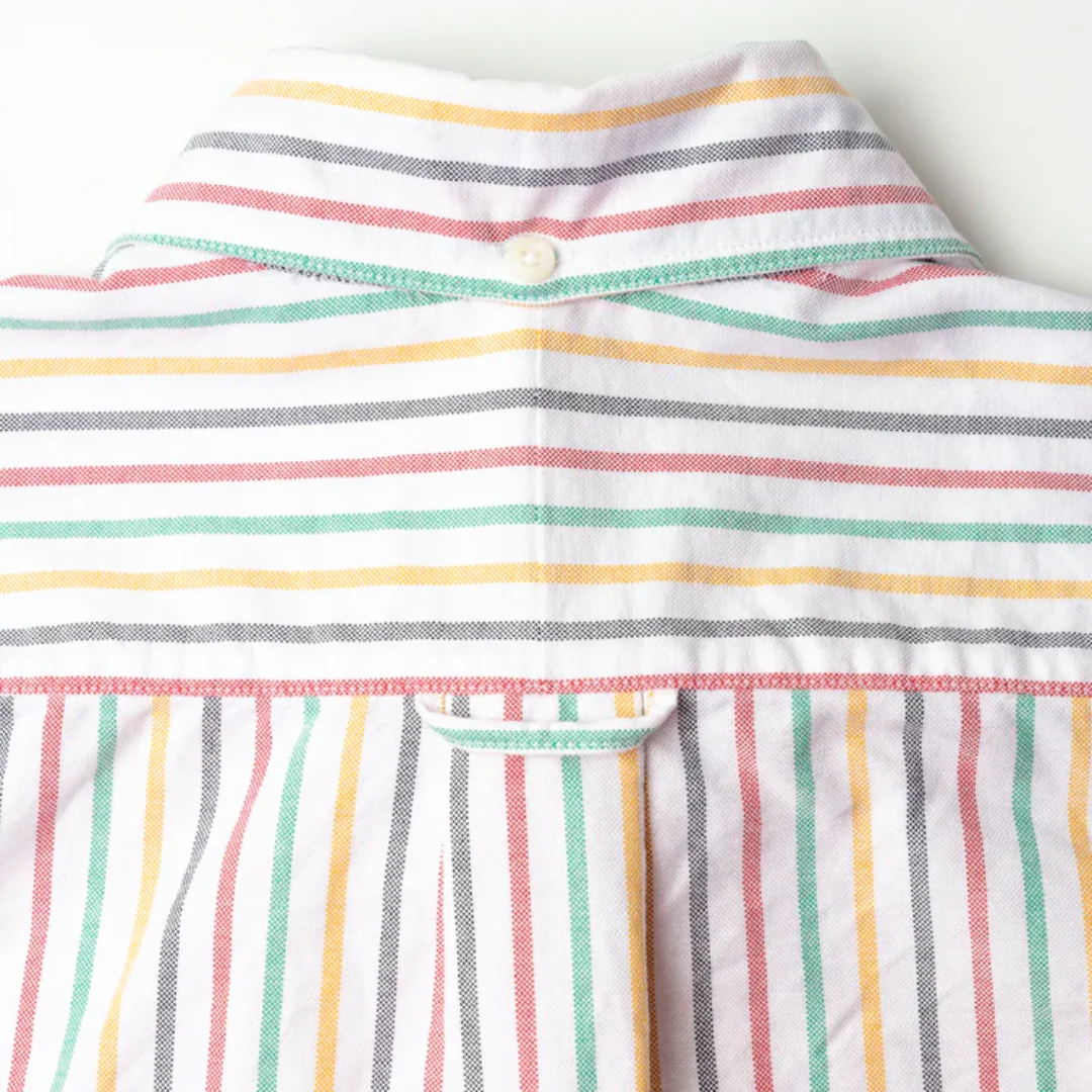 Vintage 3" Stripe Cotton Shirt (Multi) - Image 4