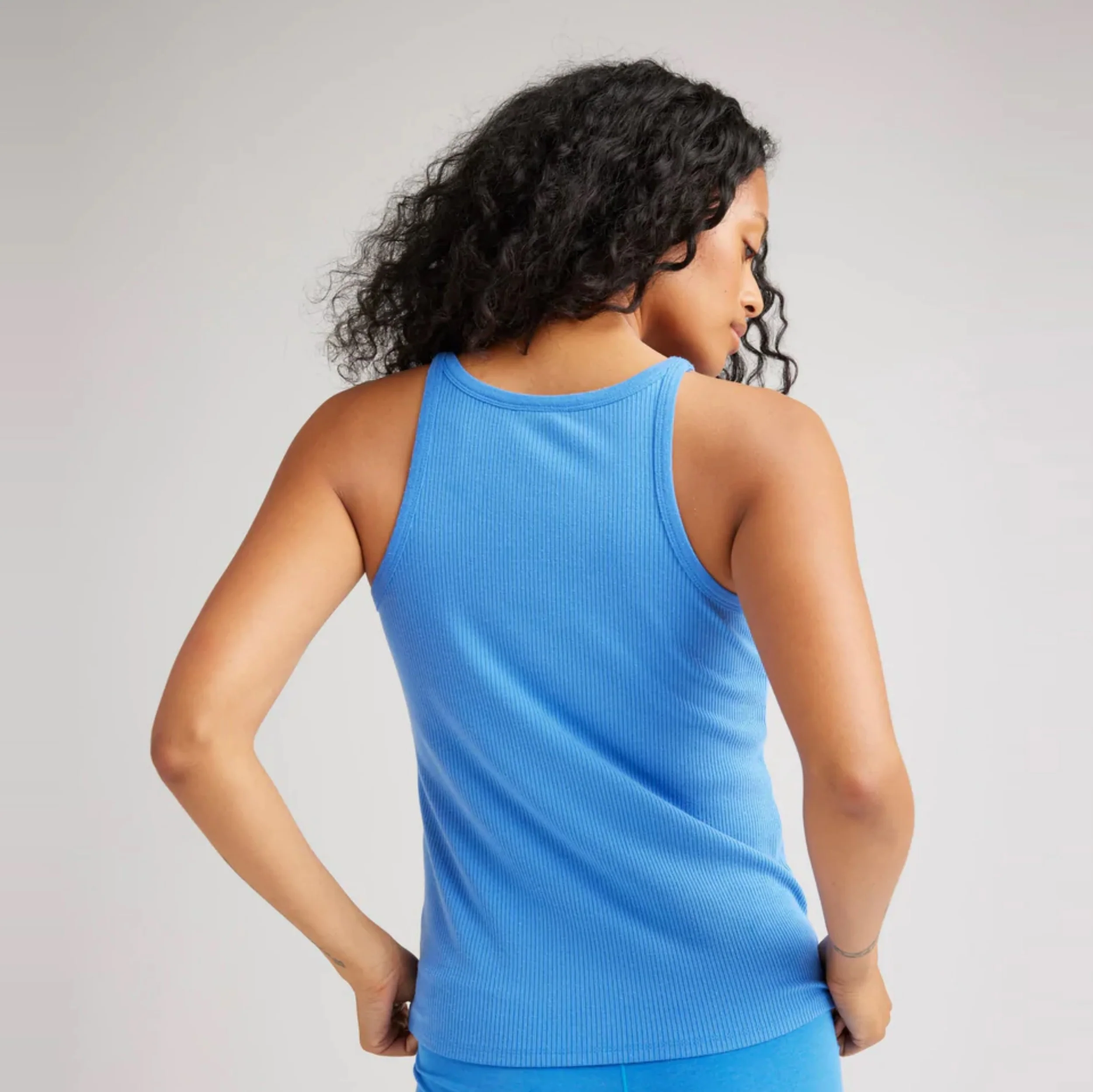 Vintage Rib Tank (Blue Cosmos) - Image 2