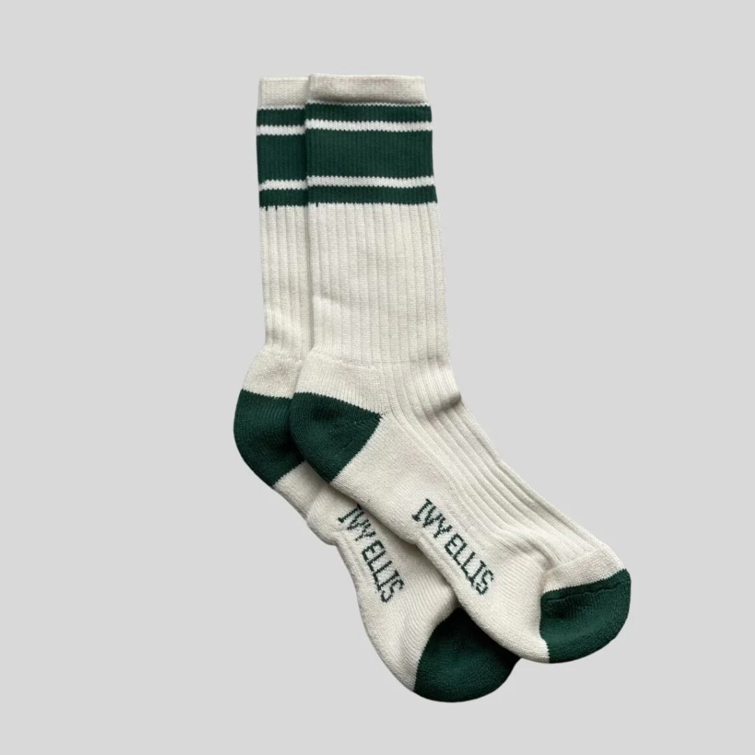 Vintage Sport Cotton Crew Calf Sock (Namath)
