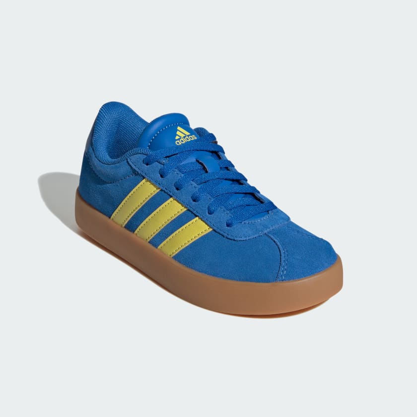 VL Court 3.0 Shoes (Bright Royal + Pure Sulfur + Gum) - Image 4