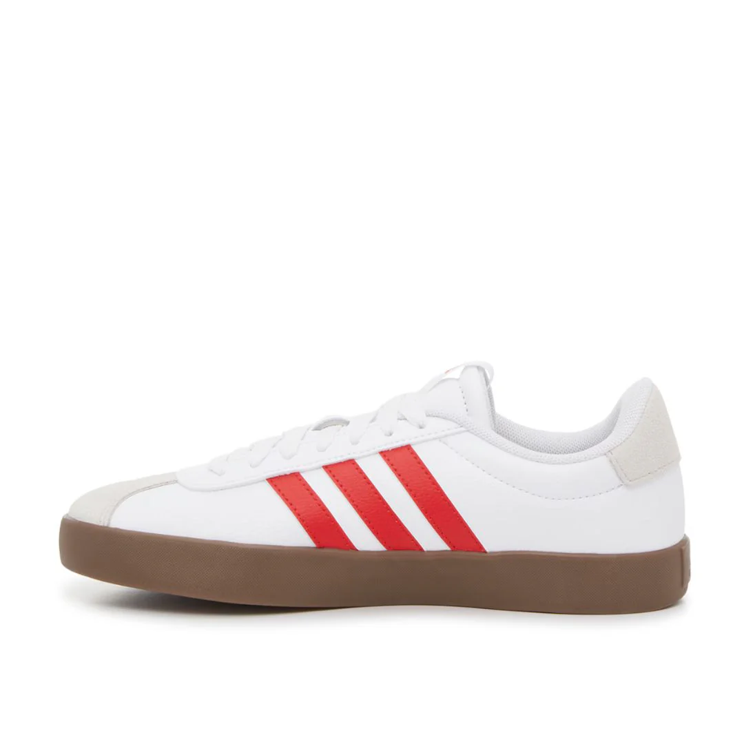 VL Court 3.0 Shoes (Future White + Red + Gum) - Image 2