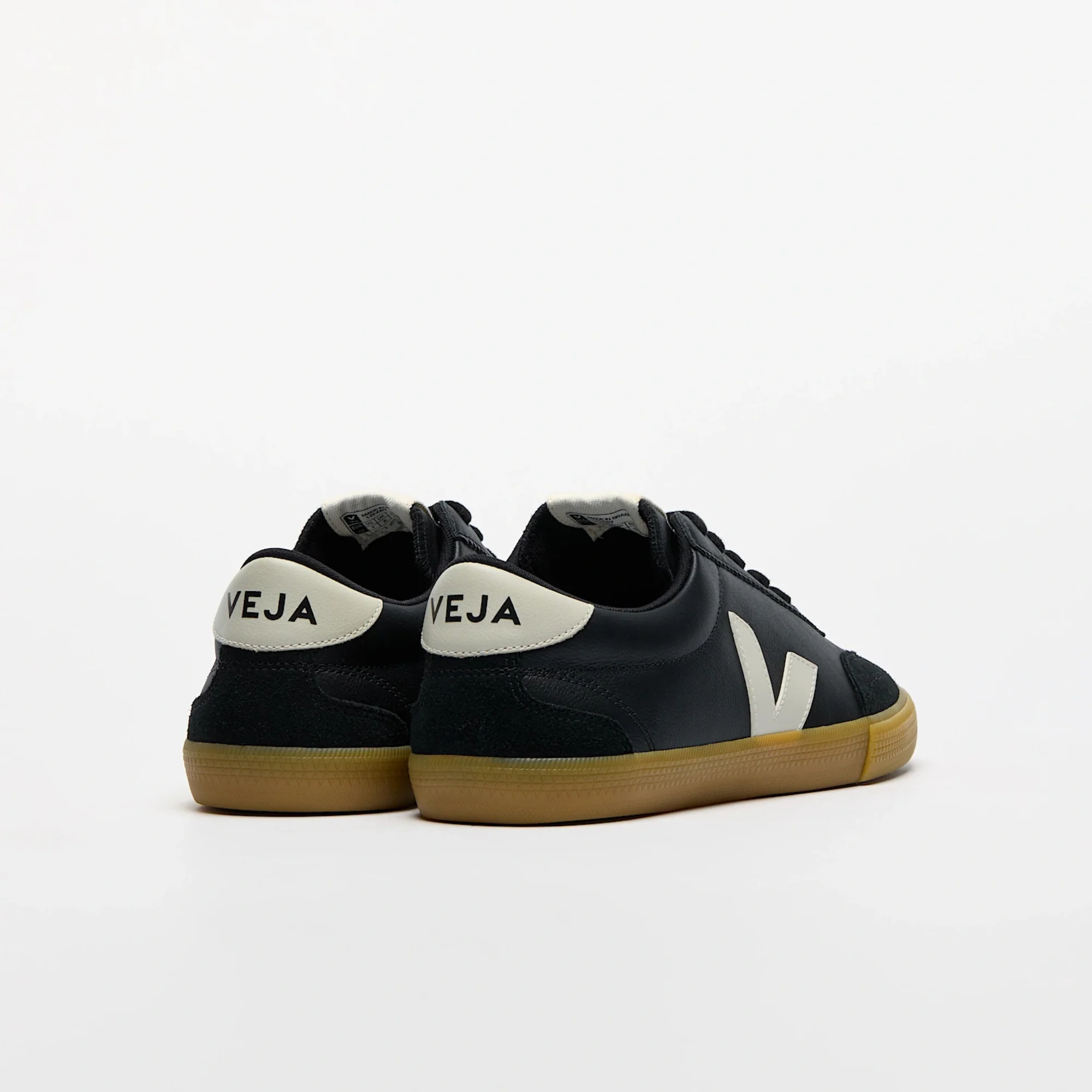 Volley Leather Sneaker (Black + Pierre) - Image 3