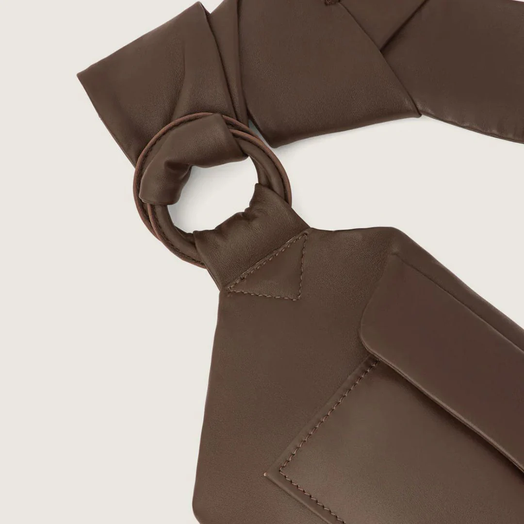 Volterra Bum Bag (Dark Brown) - Image 3