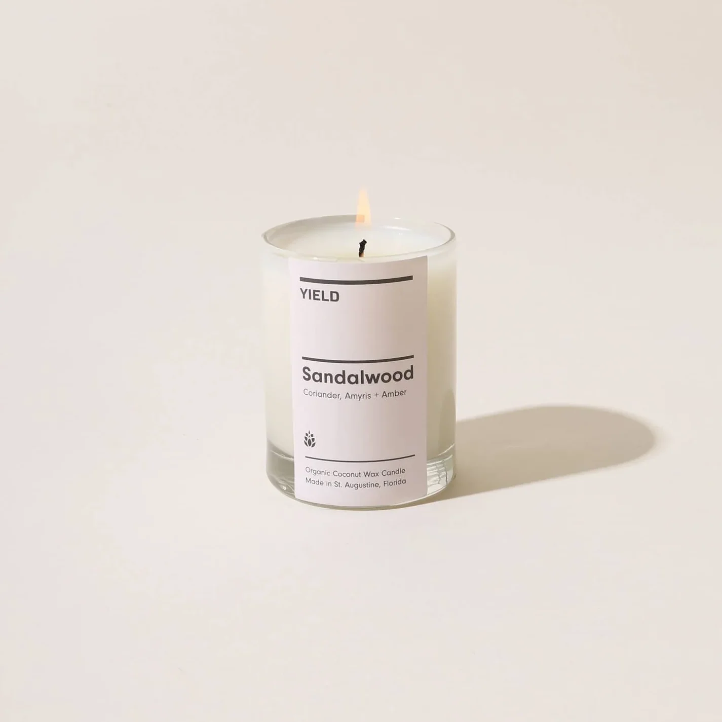 Votive Glass 2.5oz Candle (Sandalwood)