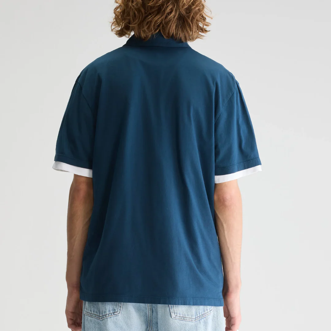 Vrado Long Sleeve Polo (Petrol) - Image 2