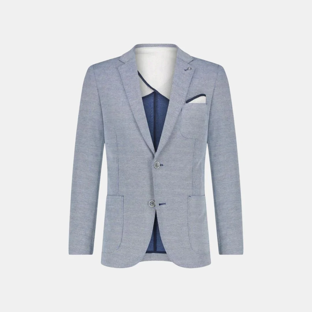 Waffle Blazer (Navy)
