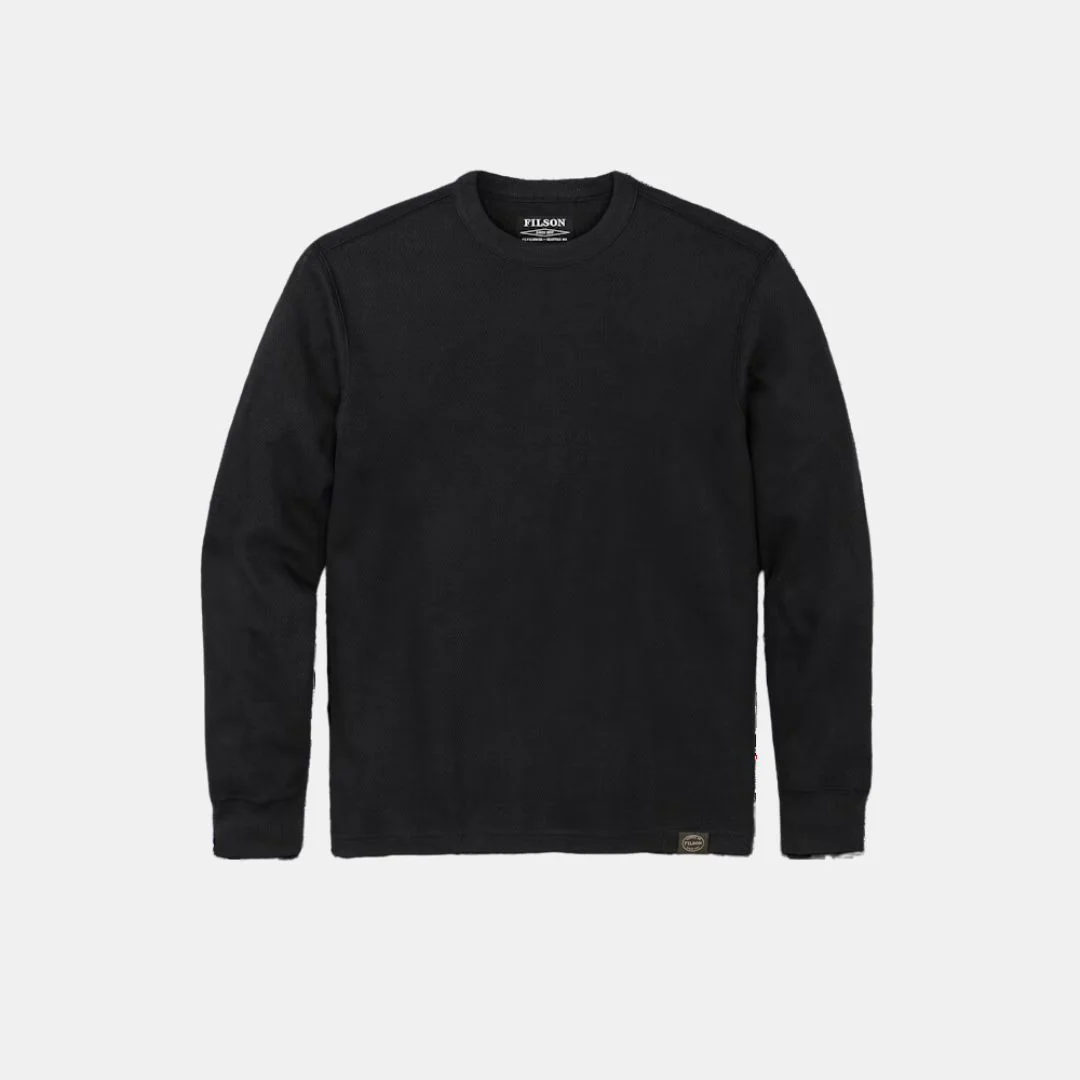Waffle Knit Thermal Crewneck - Image 3
