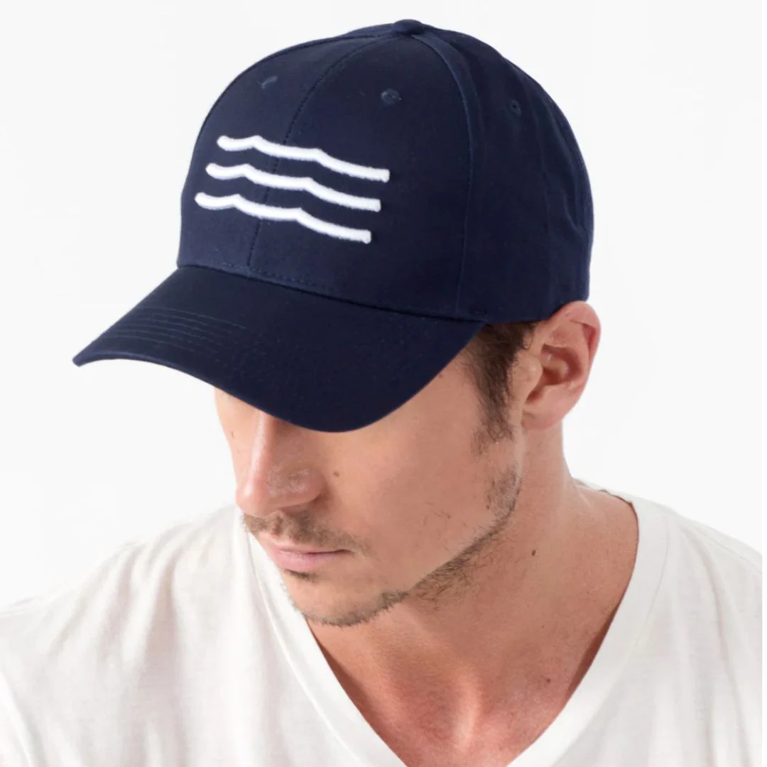 Waves Hat (Navy) - Image 2