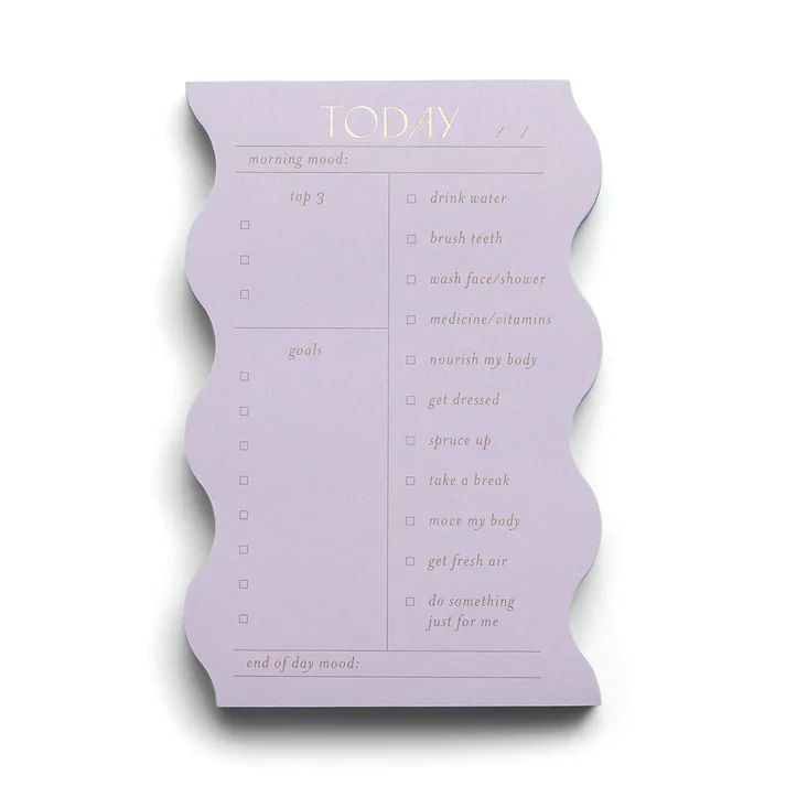 Wavy Daily Notepad