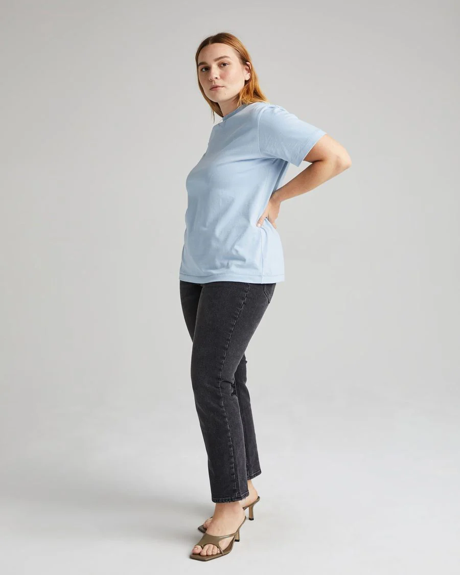 Weighted Tee (Blue Fog) - Image 4