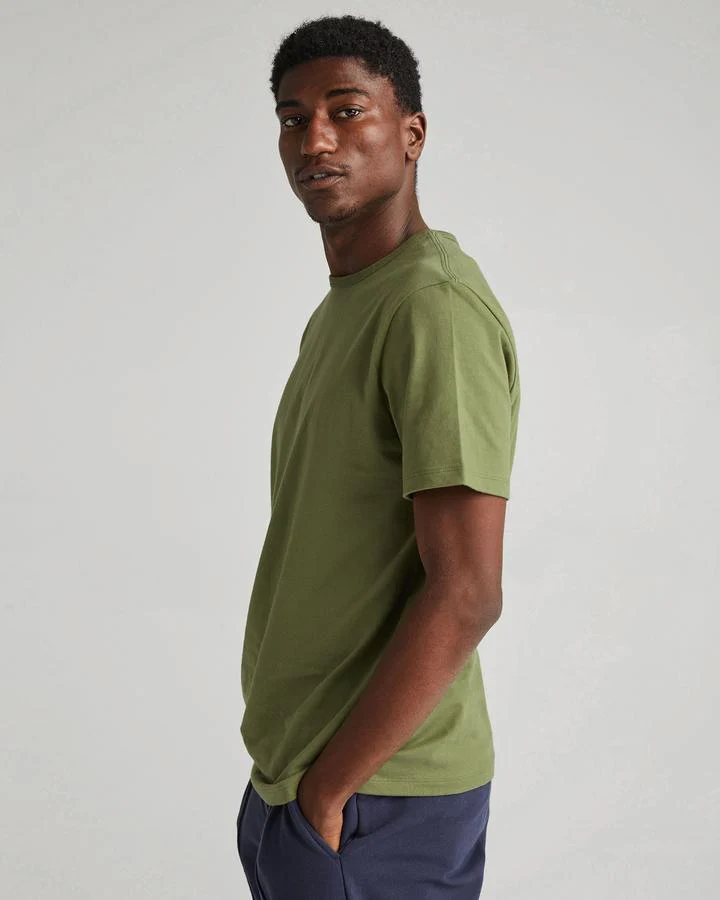 Weighted Tee (Olive Army) - Image 3