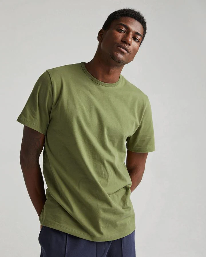 Weighted Tee (Olive Army) - Image 4