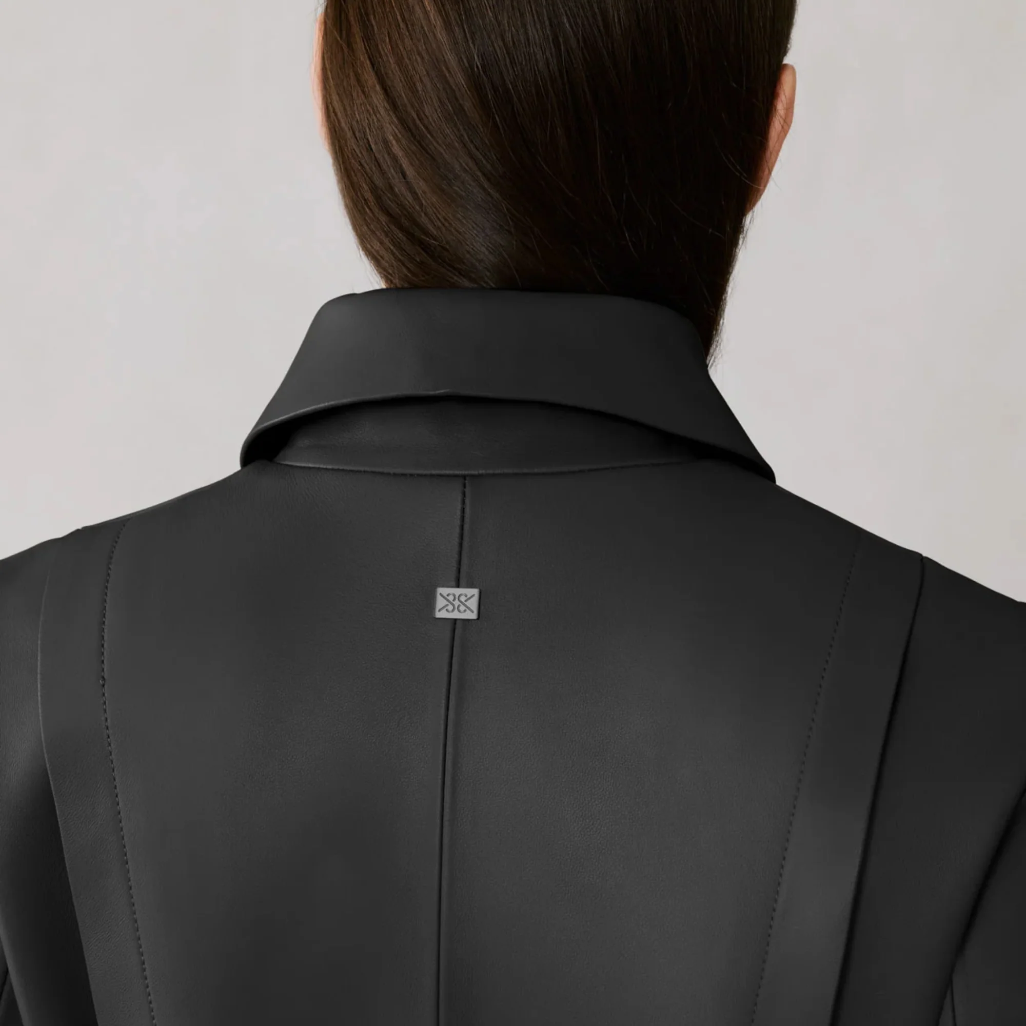 Wendy Leather Coat (Black) - Image 6
