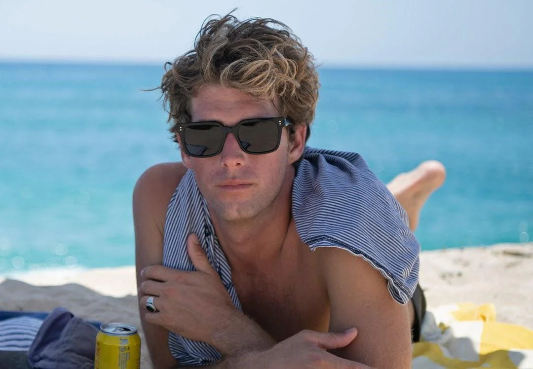 West Polarized Sunglasses (Crystal Black + Smoke) - Image 3