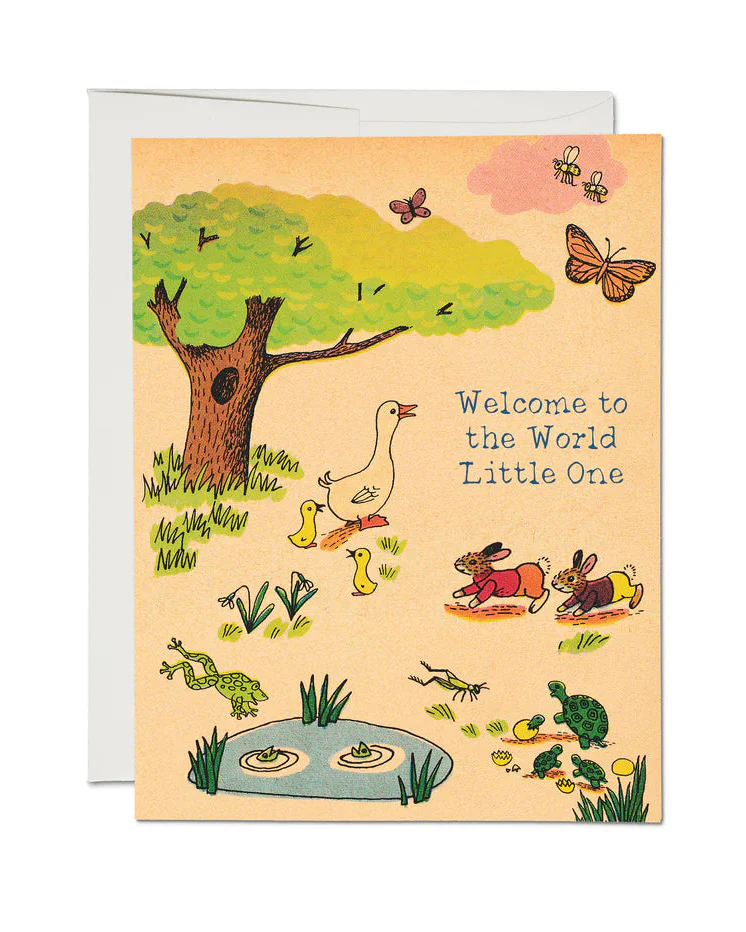 Whimsy Hollow Baby Card