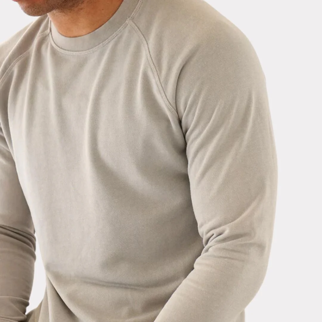 Whistler French Terry Crewneck (Light Grey) - Image 2