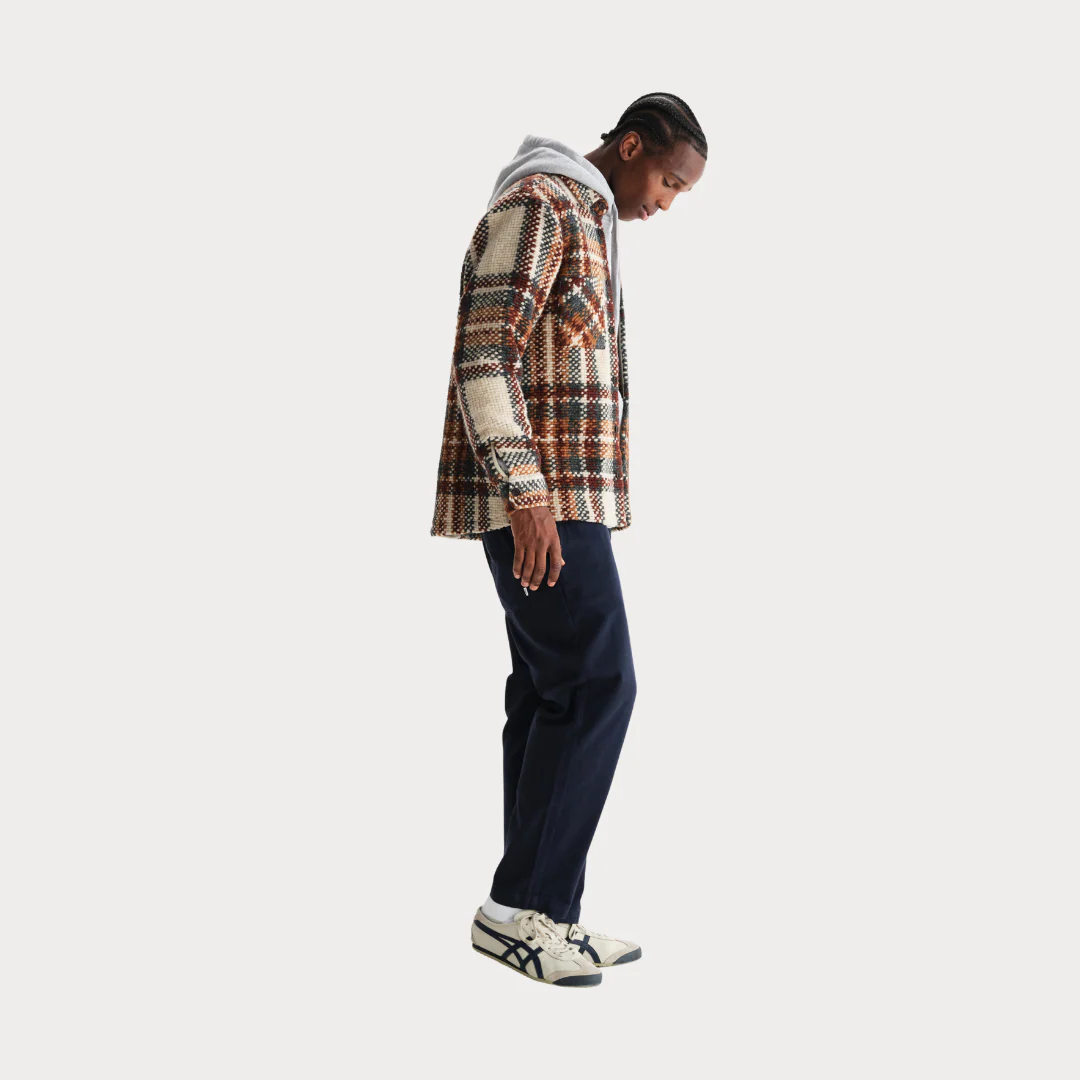 Whiting Overshirt Wool Blend Bobble (Ecru + Multi) - Image 2
