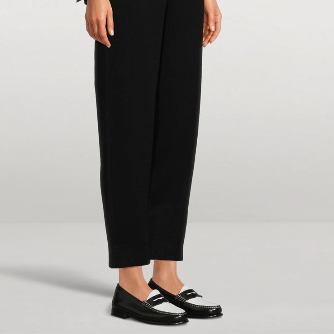 Whitney Easy Weejun Loafer (Black + White) - Image 5