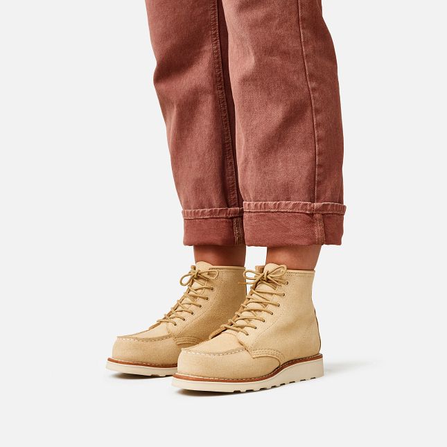 Women's Classic Moc (Cream) - Image 2