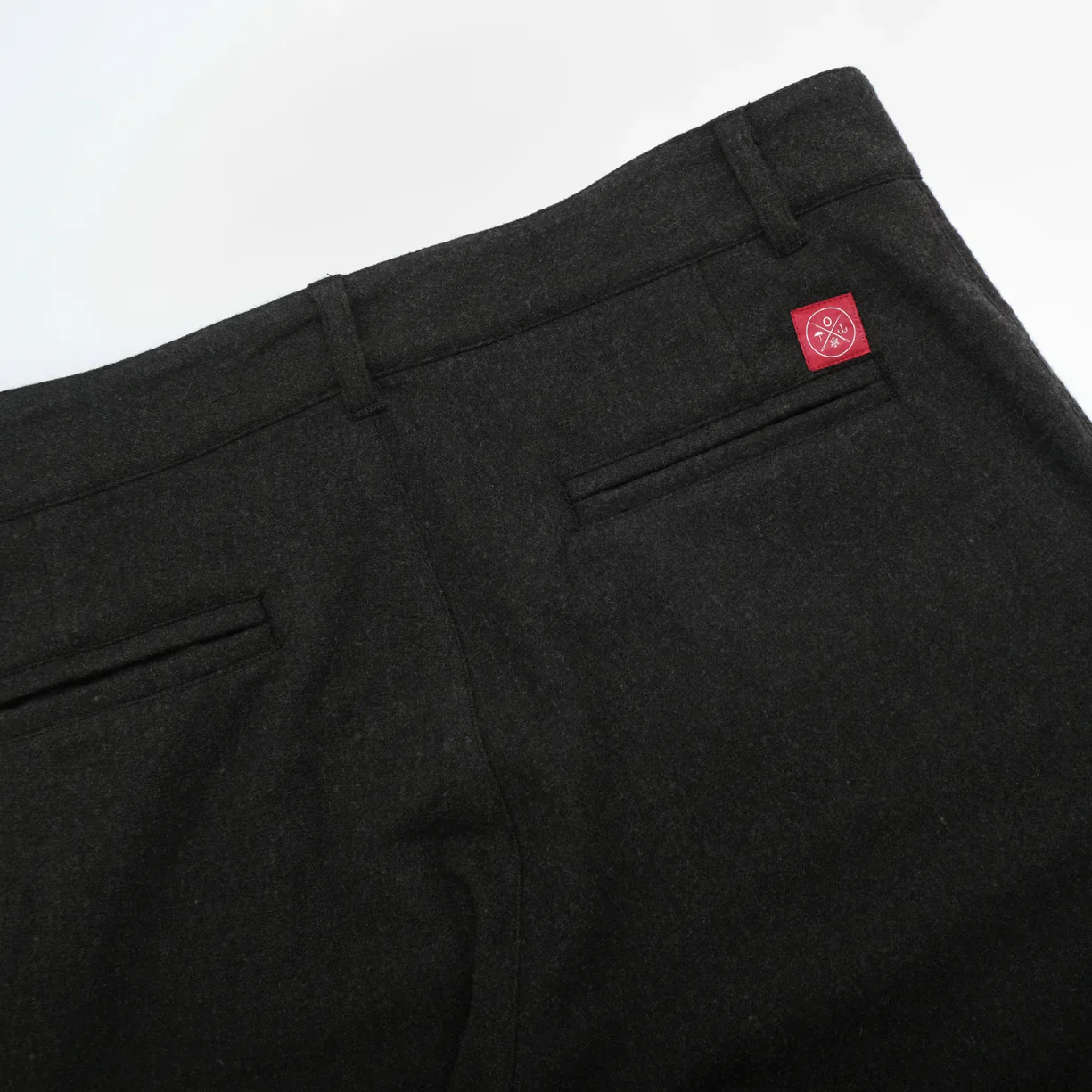 Wool Pleated Pant (Charcoal) - Image 3
