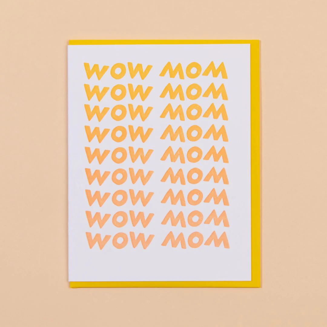 Wow Mom Card