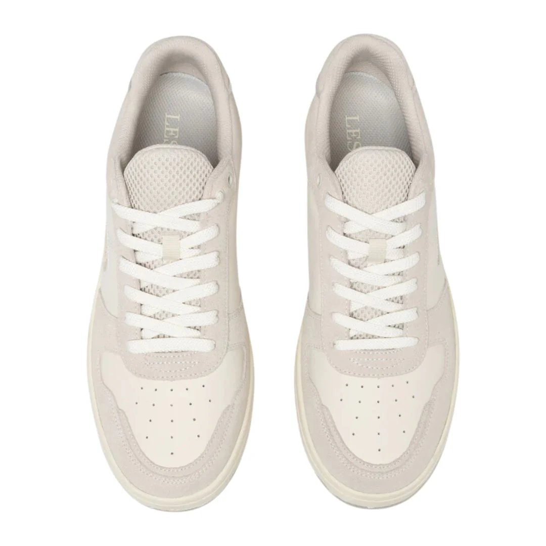 Wright Basketball Sneaker (White + Light Gray) - Image 2