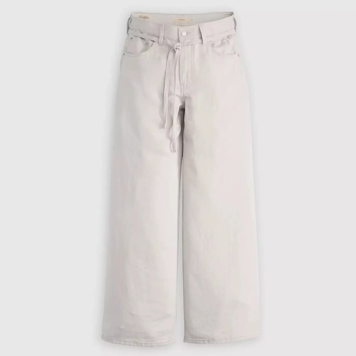 XL Straight Linen Pants (Crystal Gray) - Image 4
