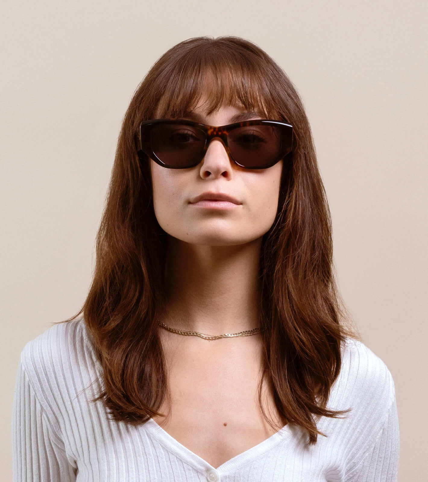 Ynez Sunglasses (Ristretto Tortoise + Bottle Green) - Image 4