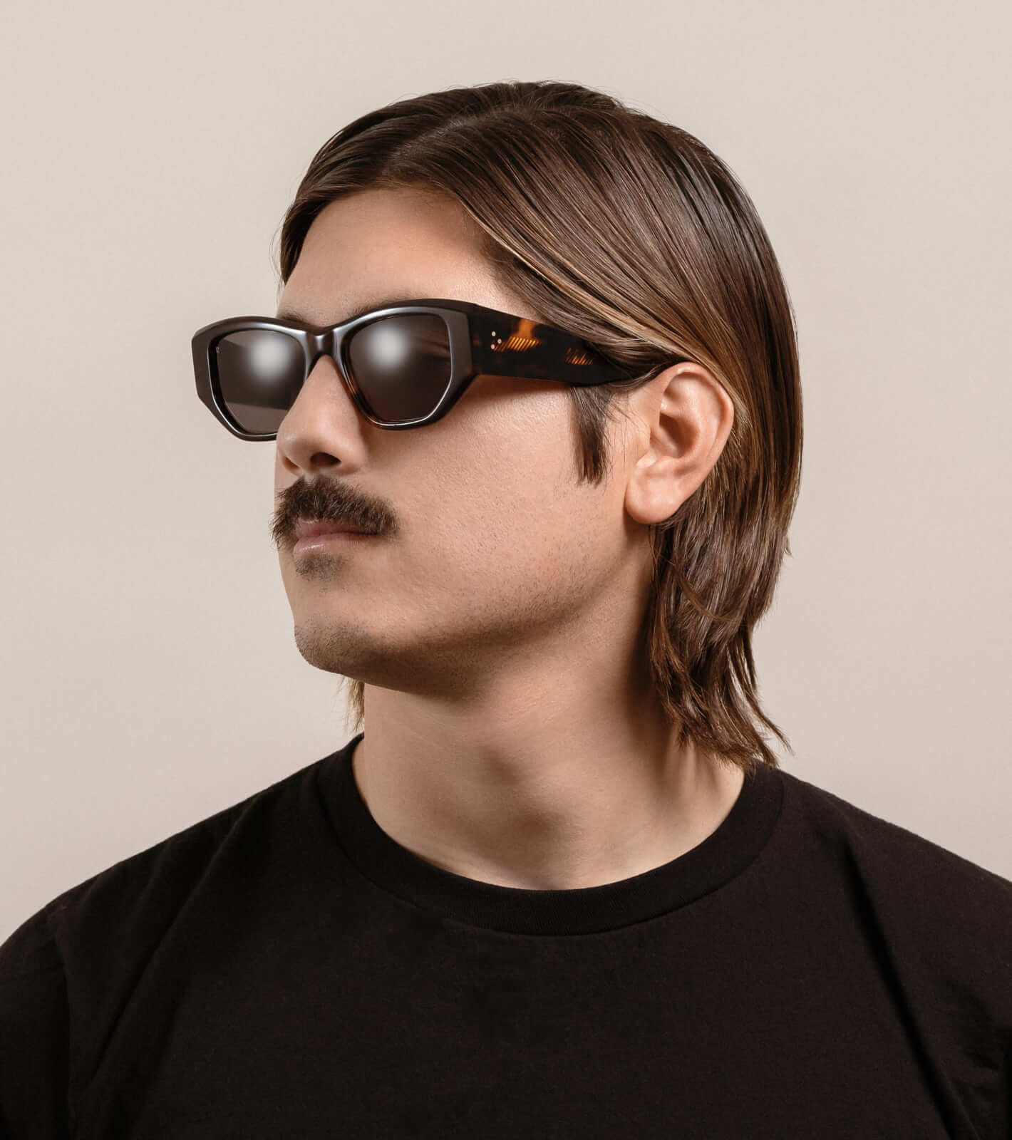 Ynez Sunglasses (Ristretto Tortoise + Bottle Green) - Image 7